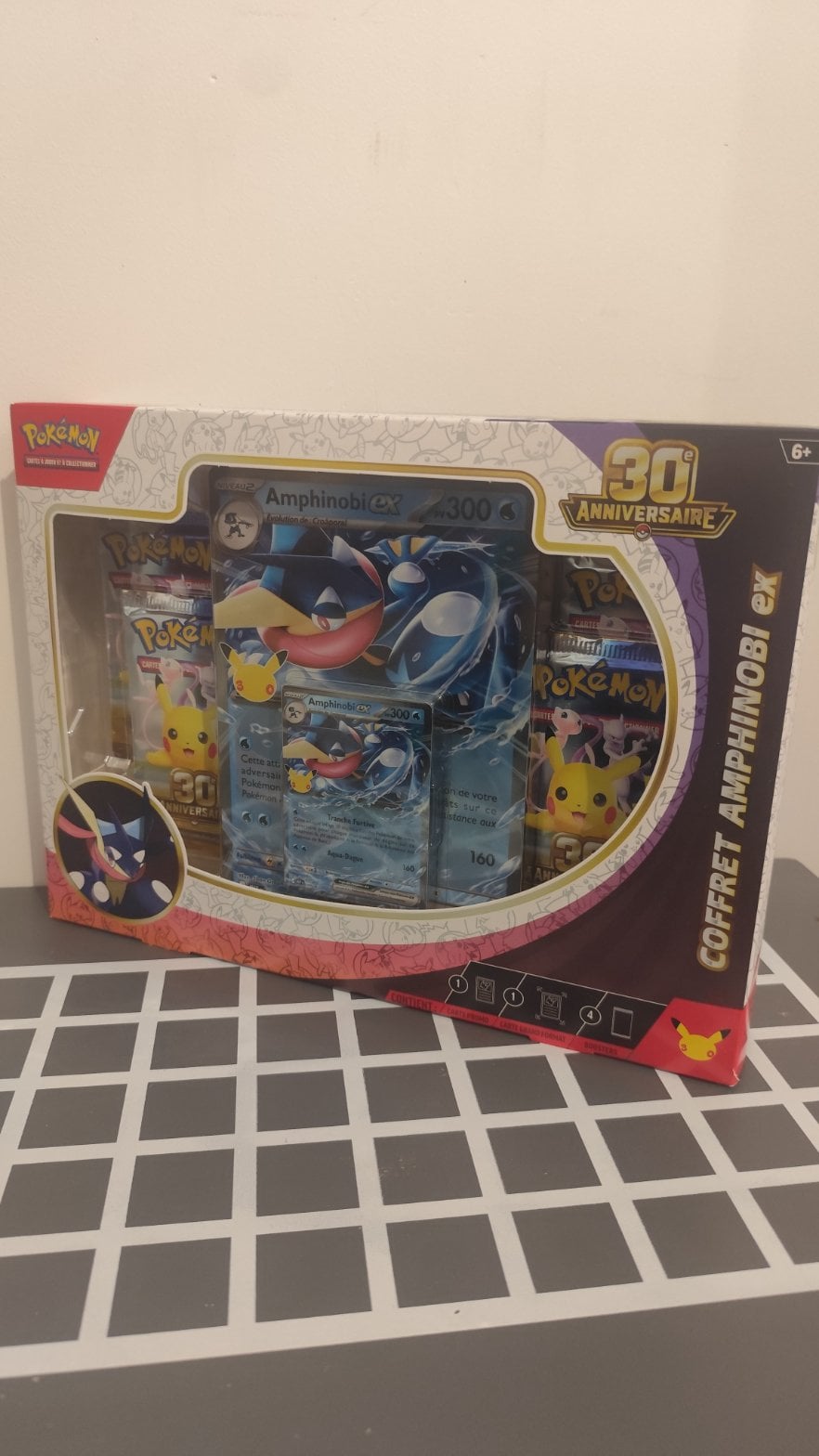 Coffret Pokémon FR 30e Anniversaire Scellé Amphinobi ex Greninja