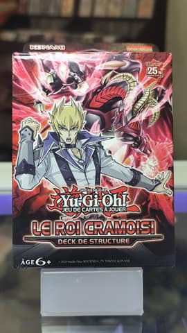 Deck YuGiOh FR Le Roi Cramoisi Scellé Deck de Structure
