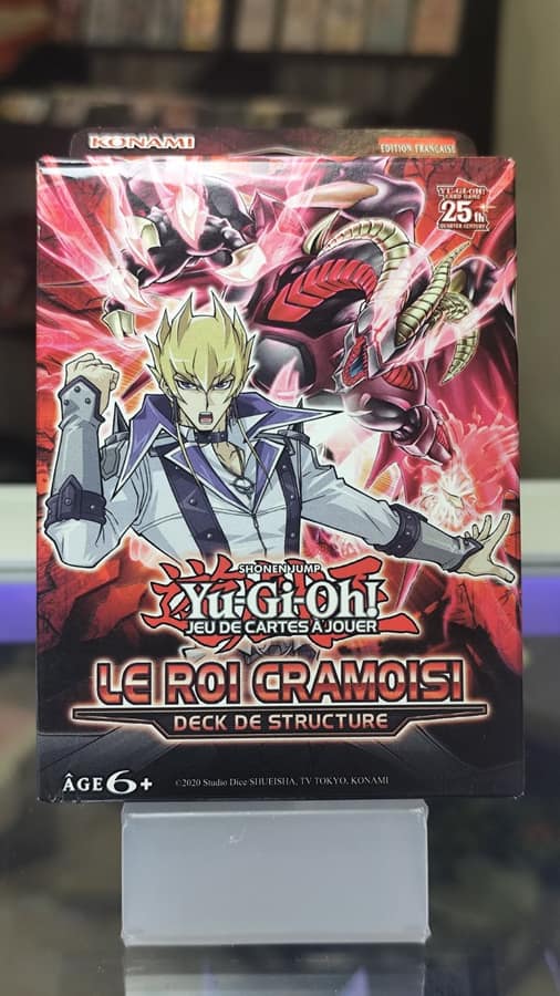 Deck YuGiOh FR Le Roi Cramoisi Scellé Deck de Structure