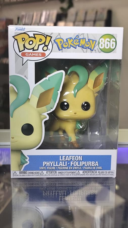 Figurine Funko Pokémon Phyllali Leafeon Pop! Games 866 vinyle collection