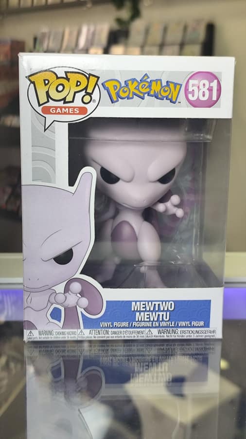 Figurine Funko Pokémon Mewtwo 581 Pop vinyle Games Mewtu