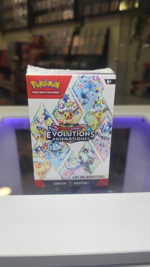 Bundle Pokémon FR Évolutions Prismatiques 6 boosters Scellé Lot de Bundle