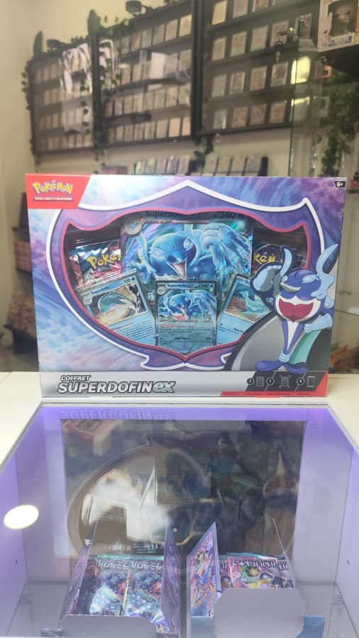 Coffret Pokémon FR Coffret Superdofin-ex Scellé français Palafin box