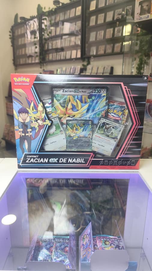 Coffret Pokémon FR Coffret Zacian ex de Nabil Scellé français boosters scellés